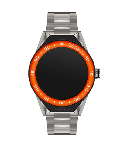 TAG Heuer Carrera Connected Modular 45 Titanium / Orange Aluminum / Bracelet